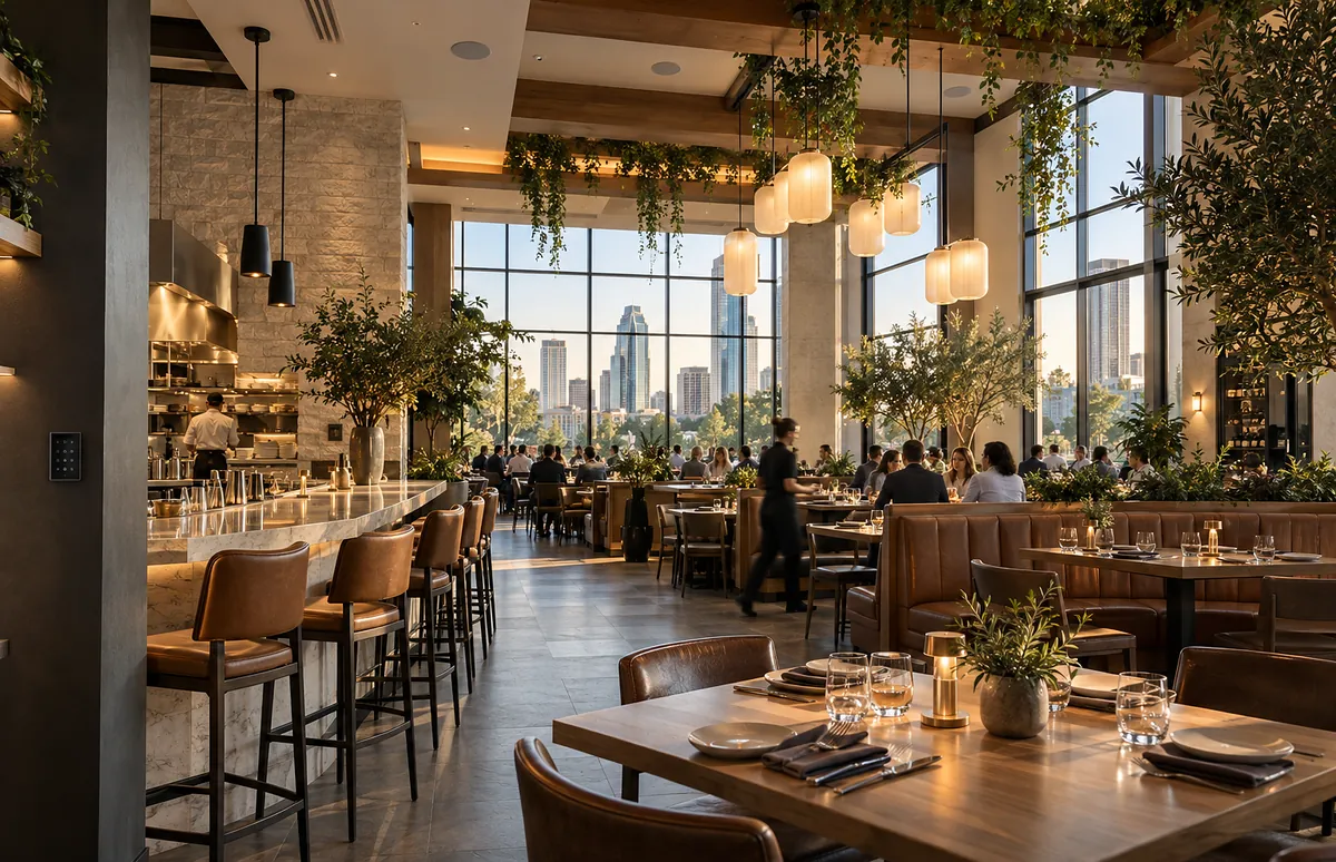Restaurant and bar