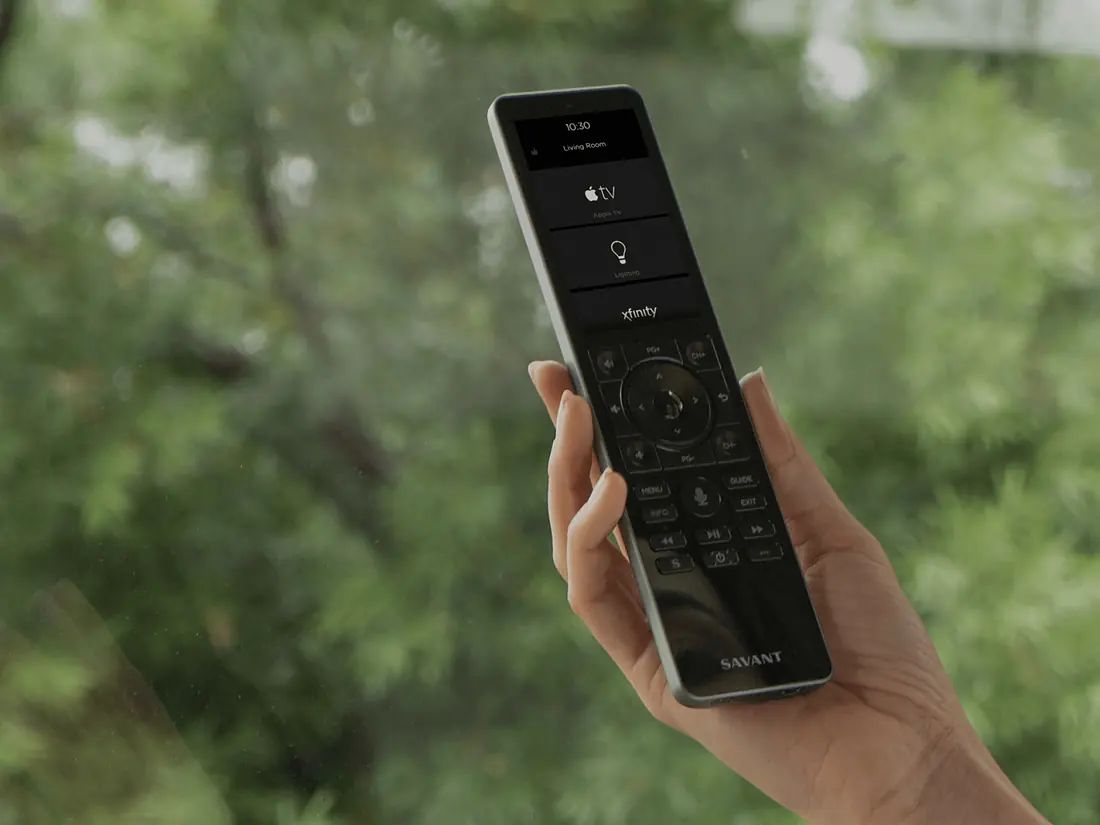 Savant Pro Remote and voice control