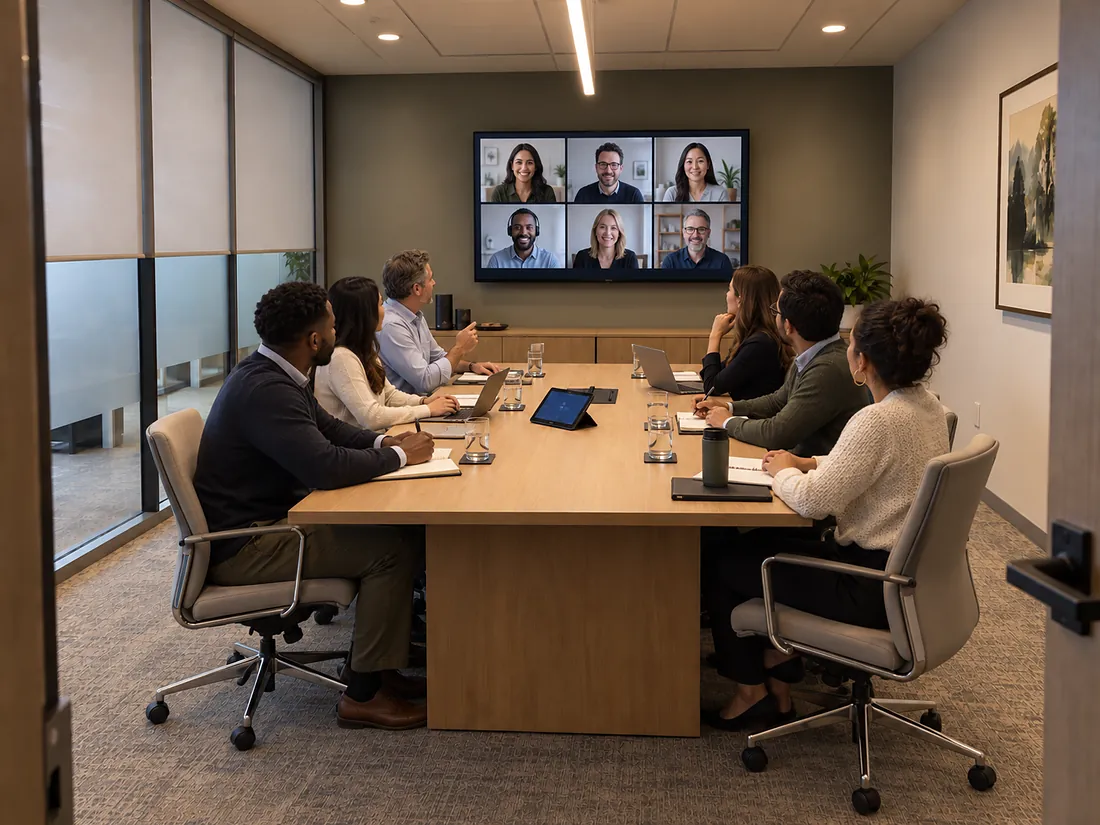 In a meeting