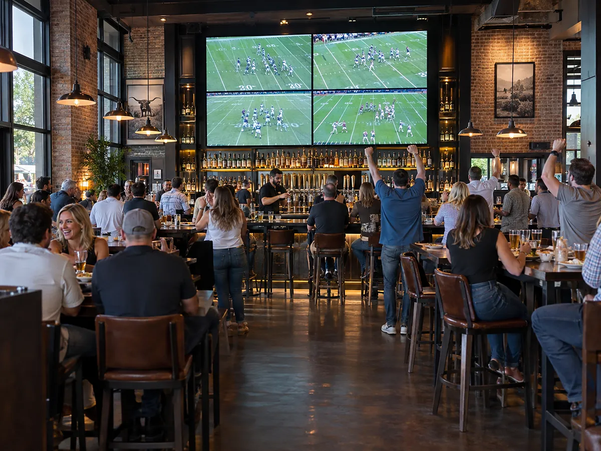 Sports bars and restaurants