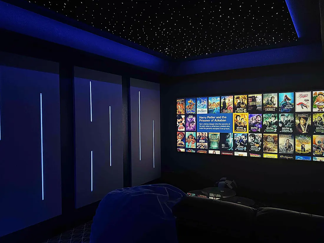 Custom home theater design for Dallas homes