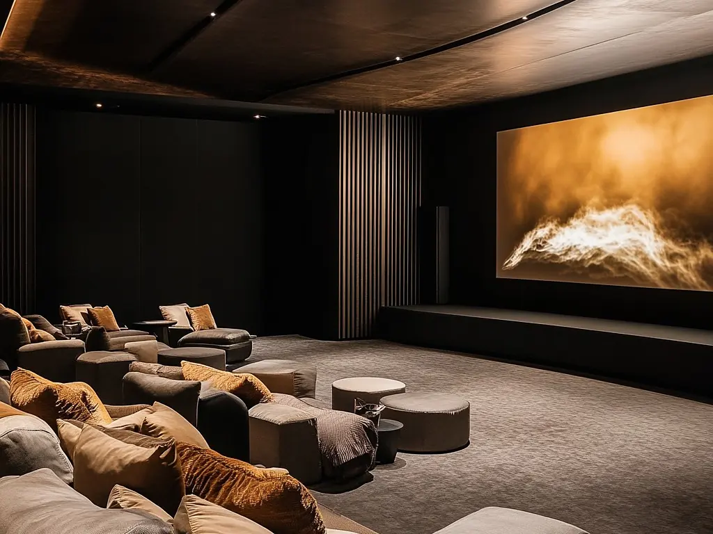Luxury media rooms designed for DFW living